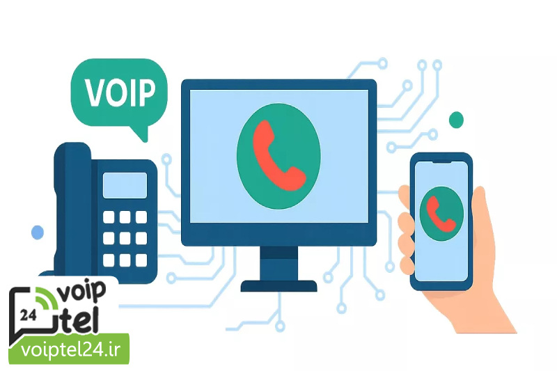 مصرف پهنای باند در تماس صوتی VoIP