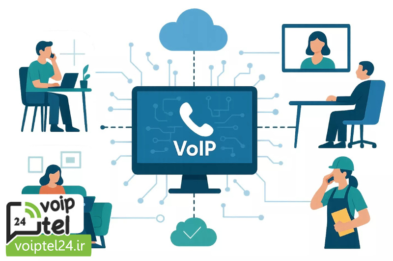 روش های کاهش مصرف پهنای باند در VoIP 
