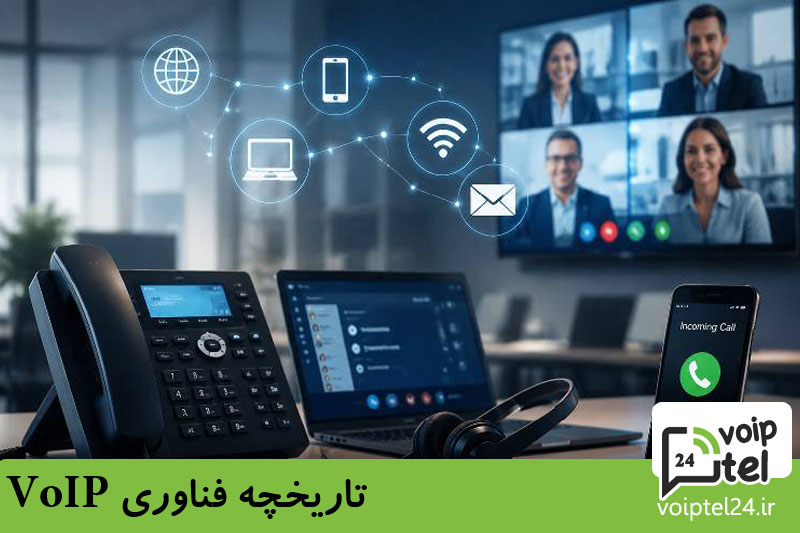 تاریخچه فناوری VoIP 